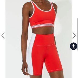 Solid & Striped “Soleil” Red Sports Bra